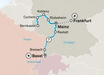 Карта круиза