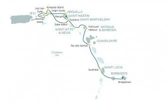 Карта круиза