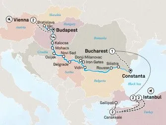 Карта круиза