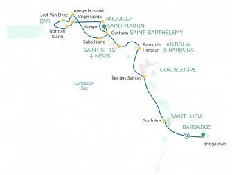 Карта круиза