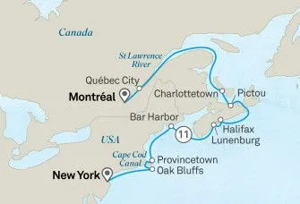 Карта круиза