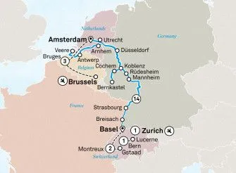 Карта круиза