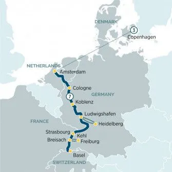 Карта круиза