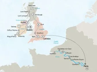 Карта круиза