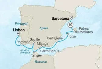 Карта круиза