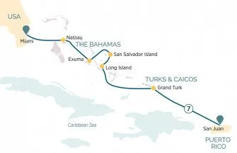 Карта круиза