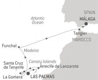 Карта круиза