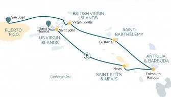 Карта круиза