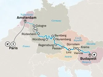 Карта круиза