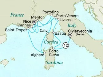 Карта круиза