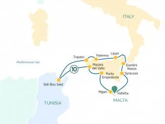 Карта круиза