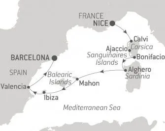 Карта круиза