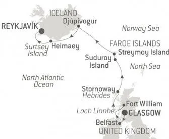 Карта круиза