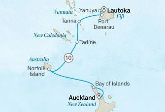 Карта круиза