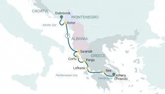 Карта круиза