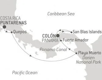 Карта круиза