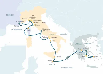 Карта круиза