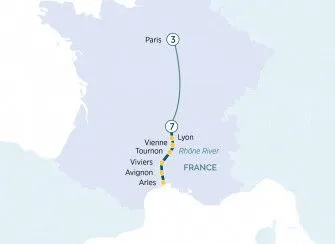 Карта круиза