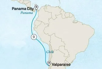 Карта круиза