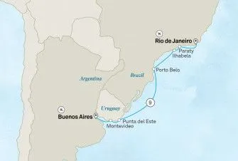 Карта круиза