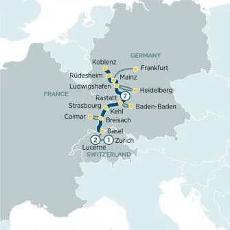 Карта круиза