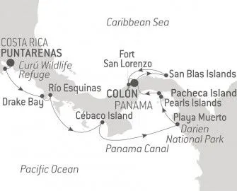 Карта круиза