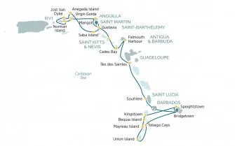 Карта круиза