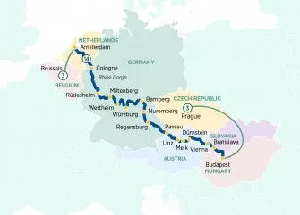 Карта круиза