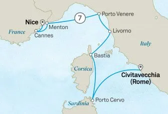 Карта круиза