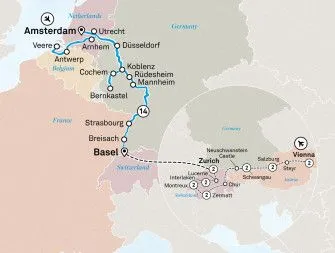 Карта круиза