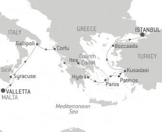 Карта круиза