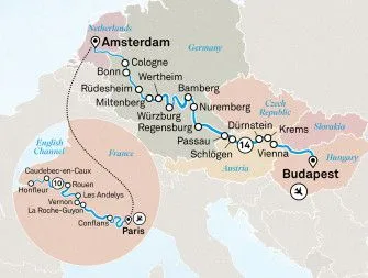 Карта круиза