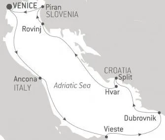 Карта круиза