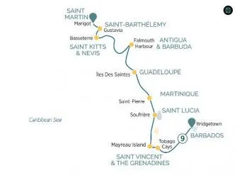 Карта круиза