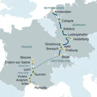 Карта круиза