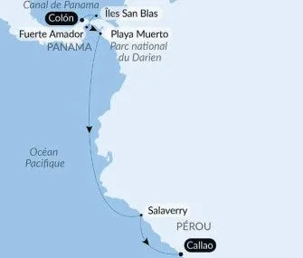 Карта круиза