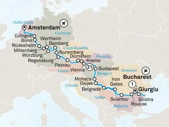 Карта круиза