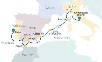 Карта круиза