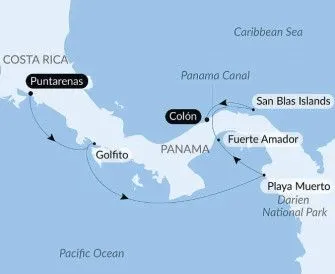 Карта круиза