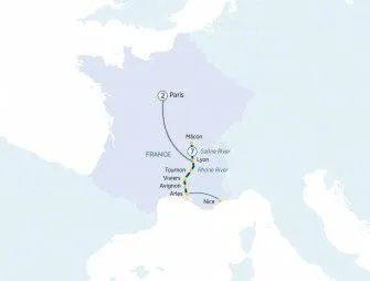 Карта круиза