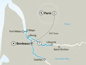 Карта круиза