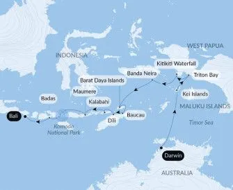 Карта круиза