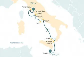 Карта круиза