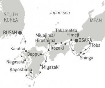 Карта круиза