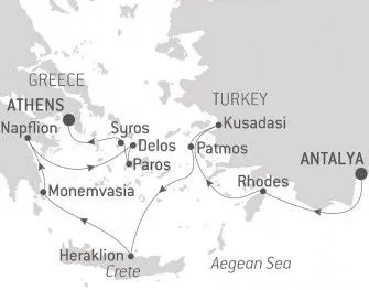 Карта круиза