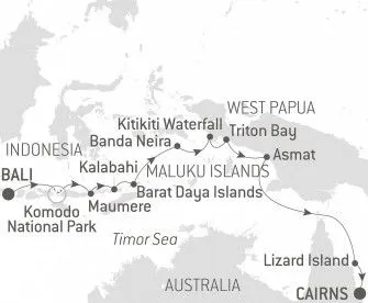 Карта круиза