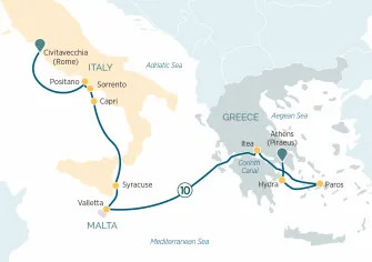 Карта круиза