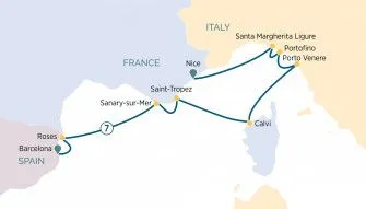 Карта круиза