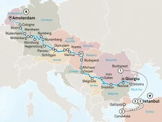 Карта круиза