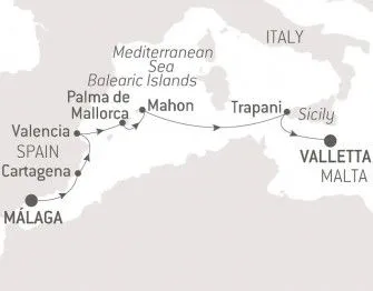 Карта круиза